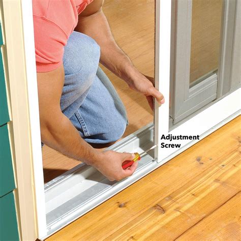 How To Adjust a Sticking Patio Screen Door | Family Handyman