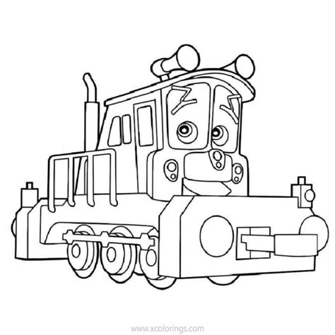 Chuggington Coloring Pages Koko and Brewster - XColorings.com