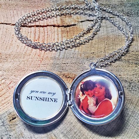 You Are My Sunshine Custom Photo Locket – Warbles with Bella