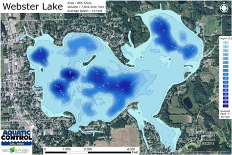 Grand Lake St Marys Depth Map - Maping Resources