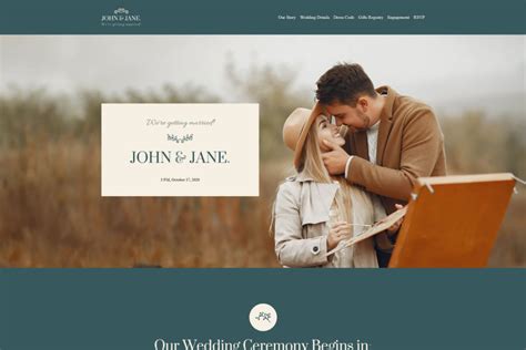 Wedding Invitation Website Template - MotoCMS