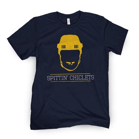 Spittin Chiclets Logo Tee (Navy) - Spittin' Chiclets Podcast T-Shirts, Clothing & Merch ...