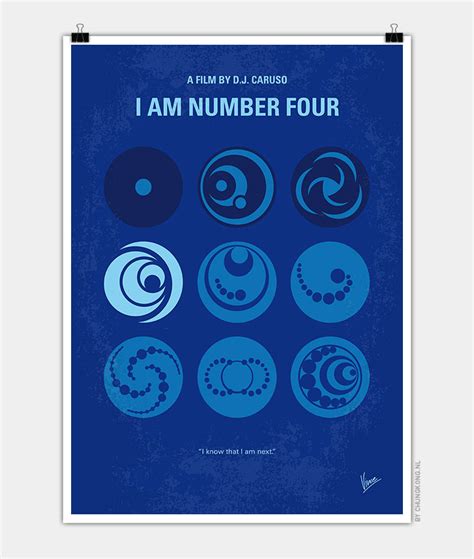 No937 My I AM NUMBER FOUR minimal movie poster – CHUNGKONG