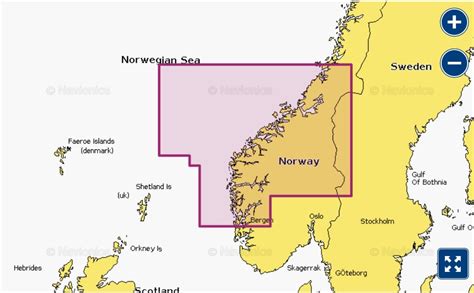 Norway, Sognefjord - Svesfjorden -NSEU052R - 010-C1251-20 - Hudson Marine Electronics