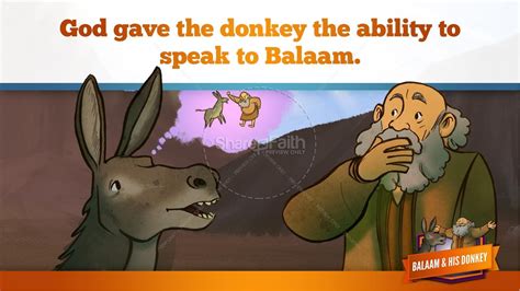 Numbers 22 Balaam's Donkey Kids Bible Stories