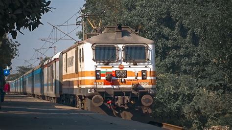 Slow running Shatabdi + Jan Shatabdi Express trains skipping Balarambati station - YouTube