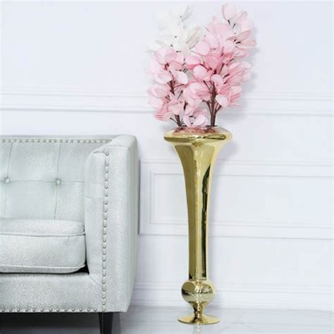 Large Gold Floor Vase | ubicaciondepersonas.cdmx.gob.mx