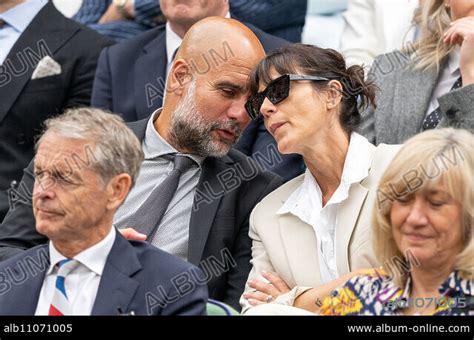 CRISTINA SERRA PEP GUARDIOLA. July 6, 2024: Pep Guardiola and wife ...