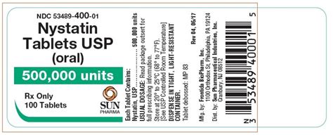 Nystatin Tablets - FDA prescribing information, side effects and uses