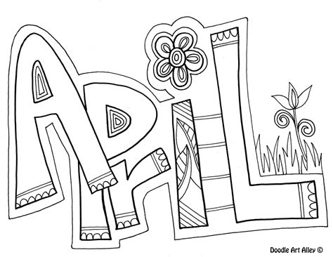 Months of the Year Coloring Pages - CLASSROOM DOODLES