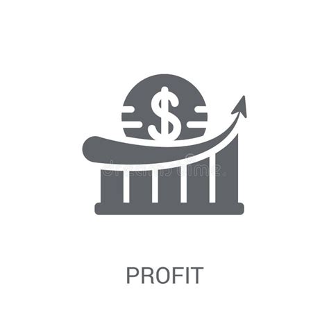 Profit Icon. Trendy Profit Logo Concept on White Background from Stock Vector - Illustration of ...