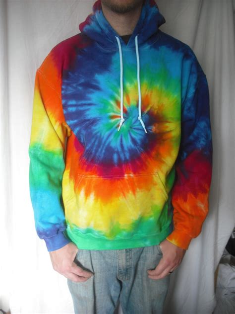 Tie Dye Hoodie Classic Spiral sizes Small through 3XL