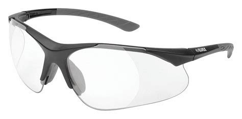 ELVEX Safety Reading Glasses, +1.00, Clear - 36XR59|RX500C - 1.0 - Grainger