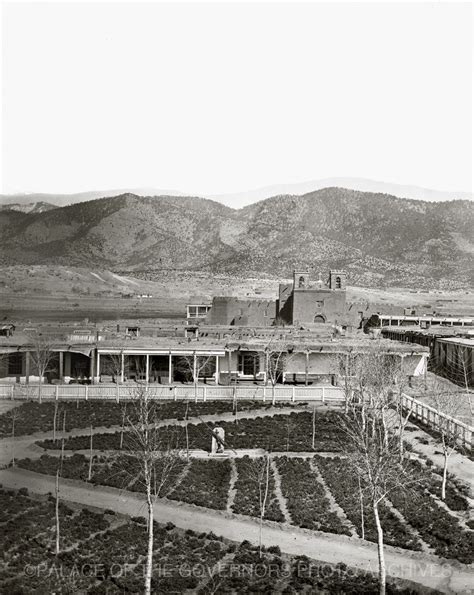 #VintageSantaFe View of the Santa Fe Plaza and Cathedral Before ...