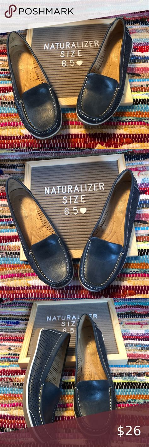 Naturalizer Navy Loafers | Navy loafers, Loafers, Naturalizer shoes flats