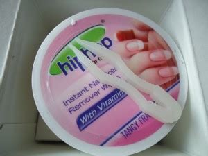 Hip Hop Instant Nail Polish Remover Wipes Review