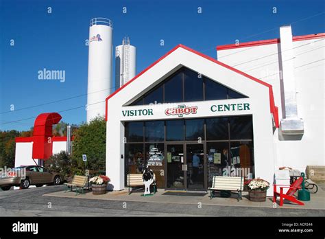 Cabot Cheese Manufacturing Visitor Center Cabot Vermont Stock Photo - Alamy