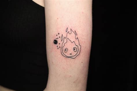 27+ Minimalist Calcifer Tattoo - BrodiAnmay