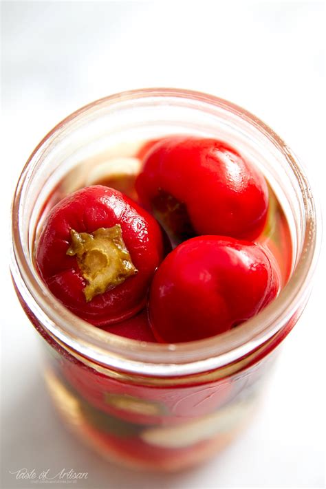 Pickled Cherry Peppers - Taste of Artisan