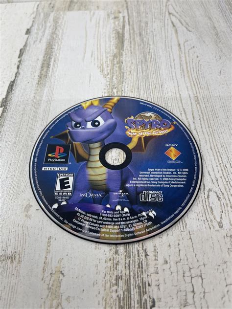 Mavin | Spyro Year of the Dragon Playstation PS1 Video Game Disc Only ...