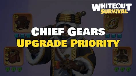 Whiteout Survival: Chief Gear Upgrade Priority Guide