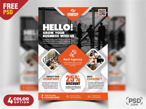 Creative Business Flyer Design PSD - PSD Zone