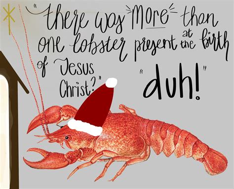 Lobster quote from Love Actually print | Etsy