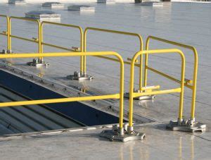 Safety Rail 2000 (SR2K) rooftop guardrail system - Non-penetrating fall ...