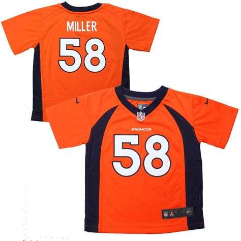 Toddler Denver Broncos Von Miller Nike Orange Game Jersey