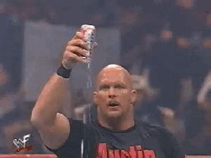 Stone Cold Steve Austin Beer GIFs - Find & Share on GIPHY