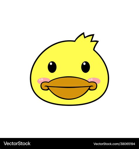 Cartoon Duck Face