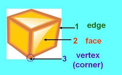 Geometry - Faces, Edges, and Vertices | Math geometry, Homeschool math ...