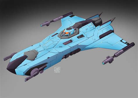 Spaceship Blue by sharknob on DeviantArt