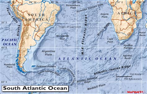 HRW WORLD ATLAS - South Atlantic Ocean