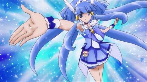 Glitter Force/Smile Precure transformation Glitter Breeze/Cure Beauty VF - YouTube