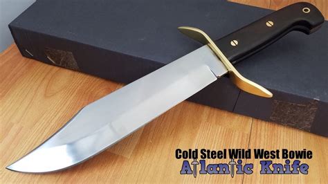 COLD STEEL WILD WEST BOWIE 16" FIXED BLADE KNIFE 81B - YouTube