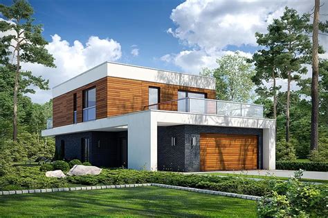 Projekt domu Gustowny D39 | Modern barn house, Architecture house, Modern house exterior