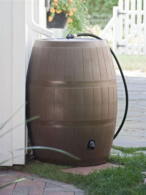 Rain Barrel Stand in Cedar | Gardener's Supply Rain Water Barrel, Rain ...