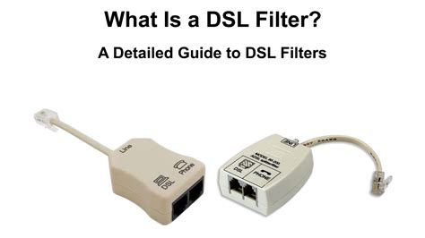 What Is a DSL Filter? (DSL Filters Explained) - RouterCtrl