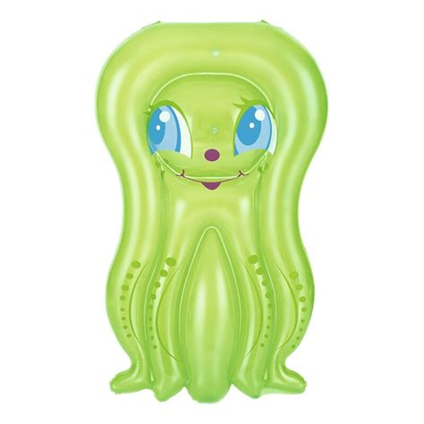 Inflatable Octopus Mini Mat Pool Float Water Toys For Kids Swim Fun ...