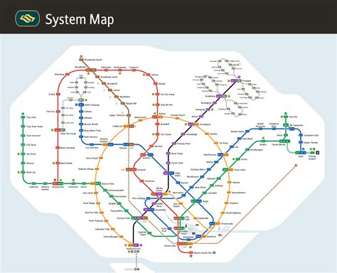 LTA unveils new MRT system map & transit signage system | Nestia