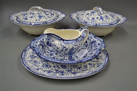 Blue and White Burleigh Ware Collection - Burleigh Ware - Ceramics