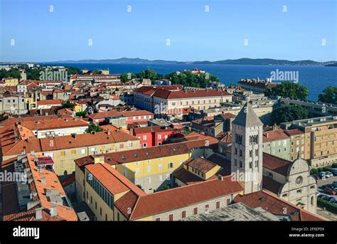 overlook of Zadar old town Stock Photo - Alamy