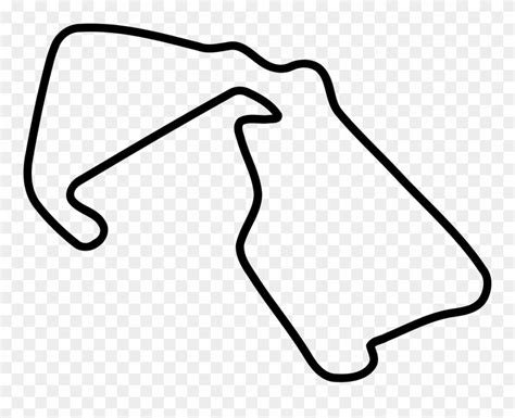 Silverstone F1 Track Map - leafonsand