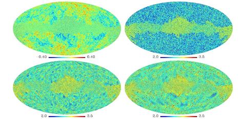 A simulated CMB map, in which the central regions were masked out and... | Download Scientific ...