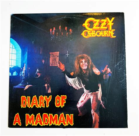 Vintage Ozzy Osbourne Diary of a Madman LP Record Vinyl Album - Etsy