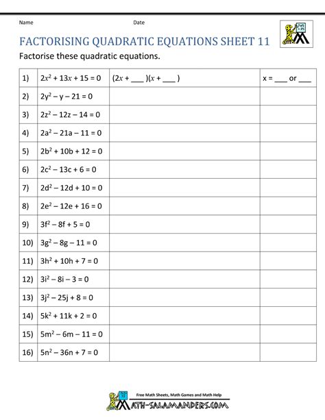 Quadratic Equation Homework Help - Quadratic equations homework help