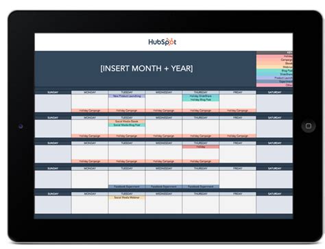 The Social Media Content Calendar | Manage Your Promotion