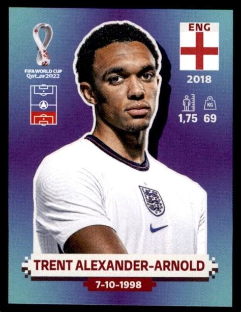 Panini World Cup 2022 Qatar Sticker - Trent Alexander-Arnold England No ...