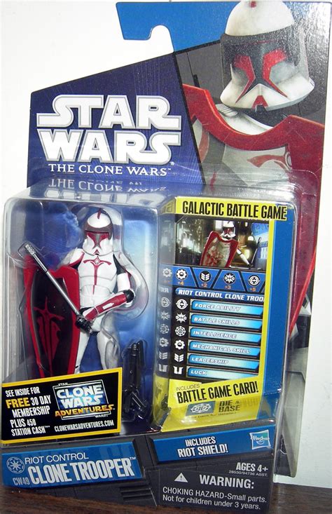 Riot Control Clone Trooper CW49 Star Wars Action Figure